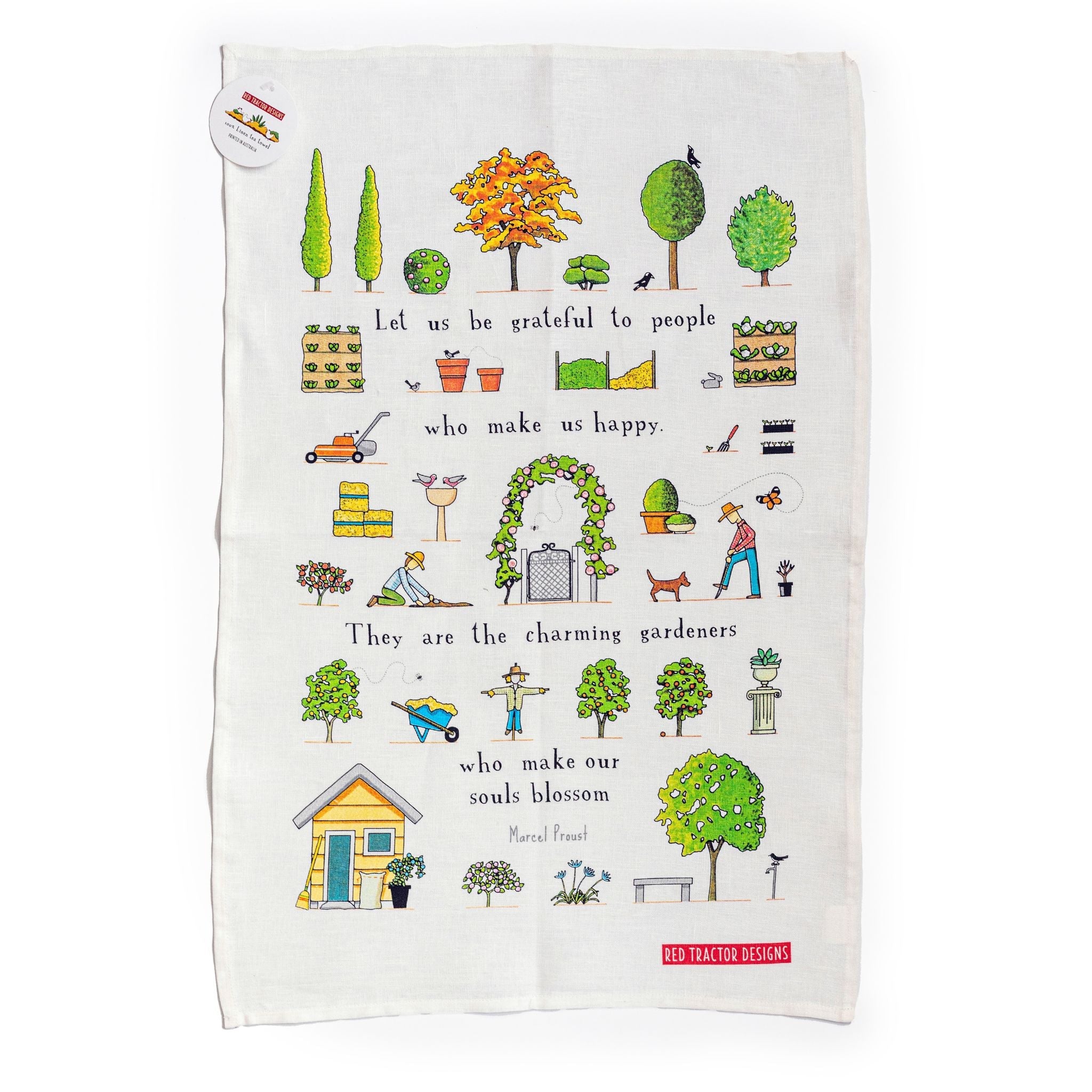 A Day In The Garden Tea Towel - Gewürzhaus