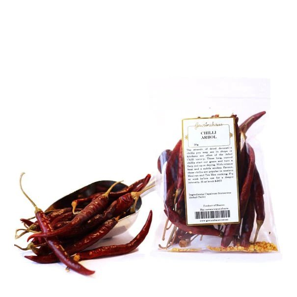 Chilli Arbol (Whole) 30g - Gewürzhaus