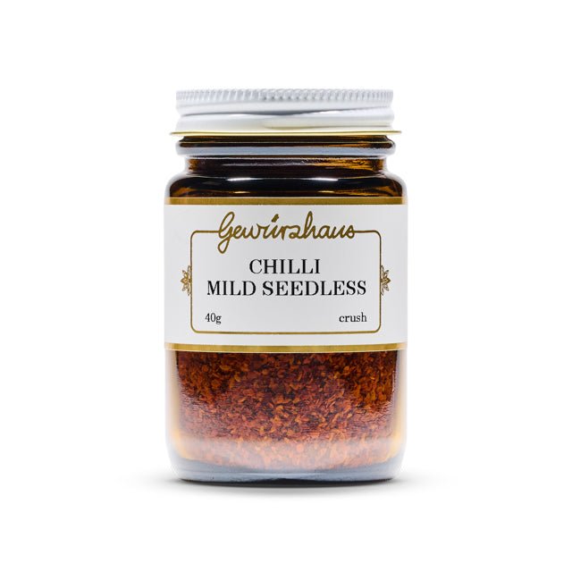 Chilli Mild Seedless (Crushed) - Gewürzhaus