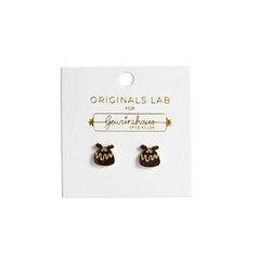 Christmas Pudding Stud Earring 18K Gold Plated - Gewürzhaus