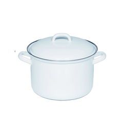 Classic Stockpot with Lid 22cm/4.5L White - Gewürzhaus