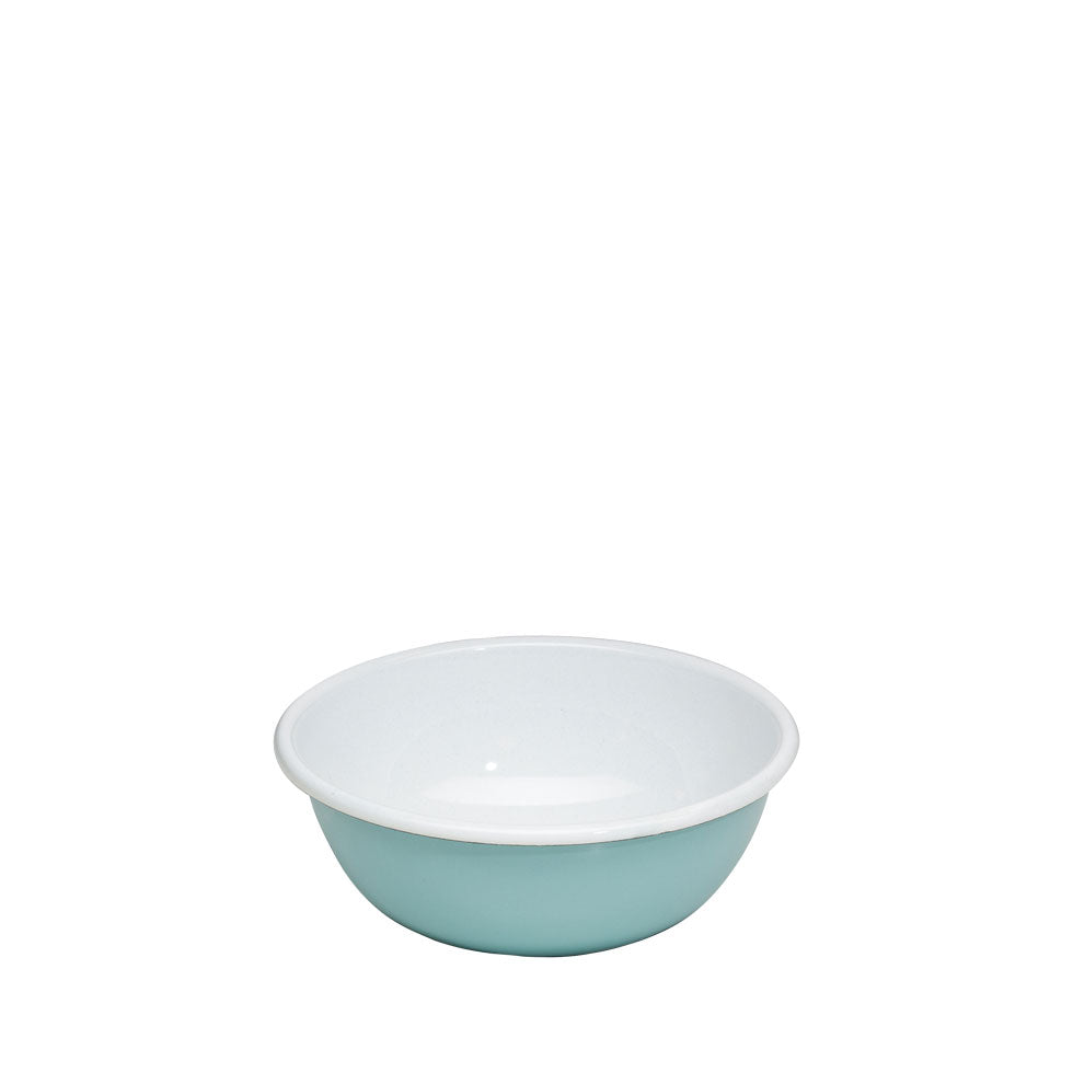 Enamel Prep Bowl 14cm Light Green