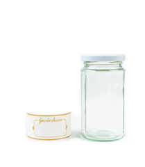 Facetted Clear Jar 225ml - Gewürzhaus