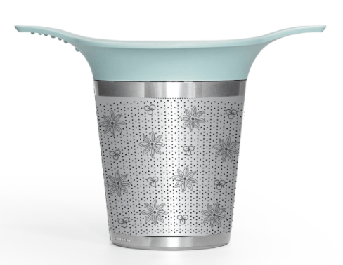 Gewürzhaus Tea Strainer Two Handle With Grey Lid - Gewürzhaus