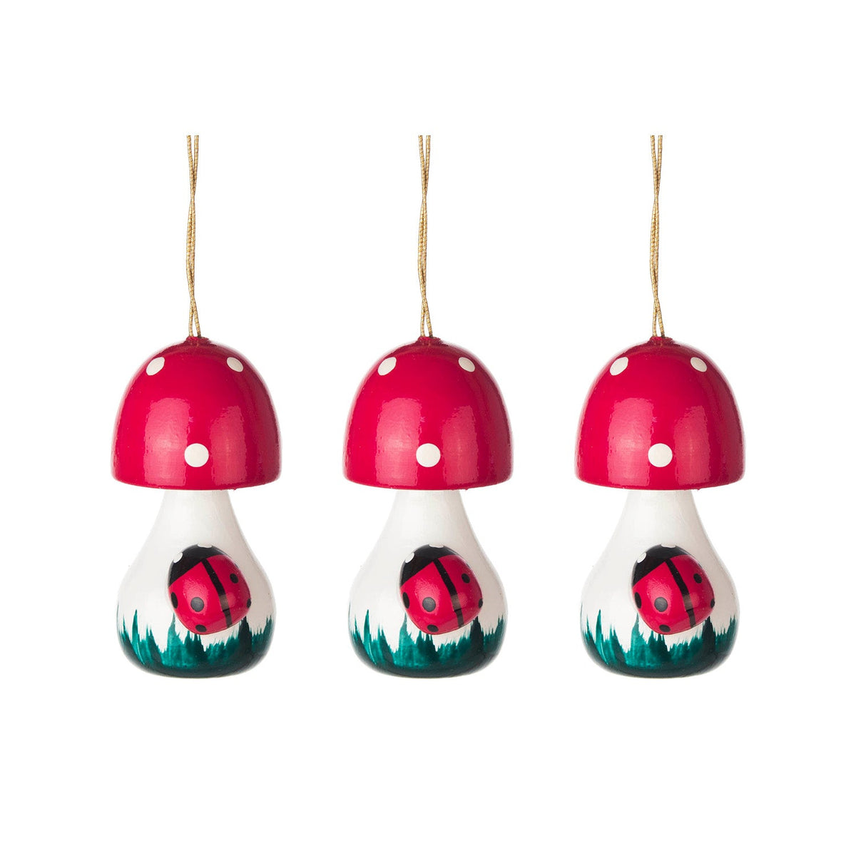 Hanging Tree Ornament, Mushroom (3 Pack) - Gewürzhaus