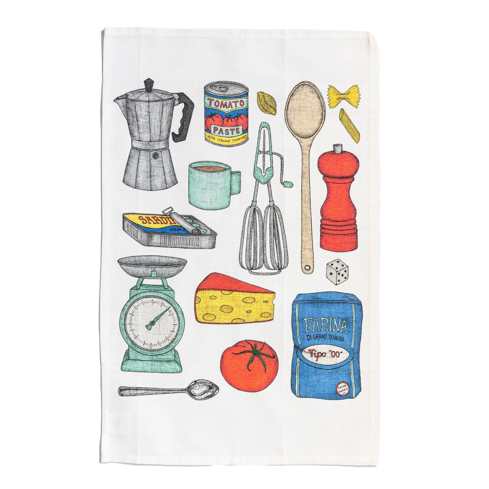 Italian Kitchen Tea Towel - Gewürzhaus