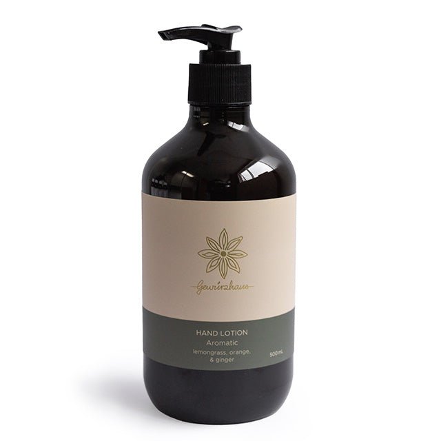 Orange, Lemongrass & Ginger Aromatic Hand Lotion - Gewürzhaus