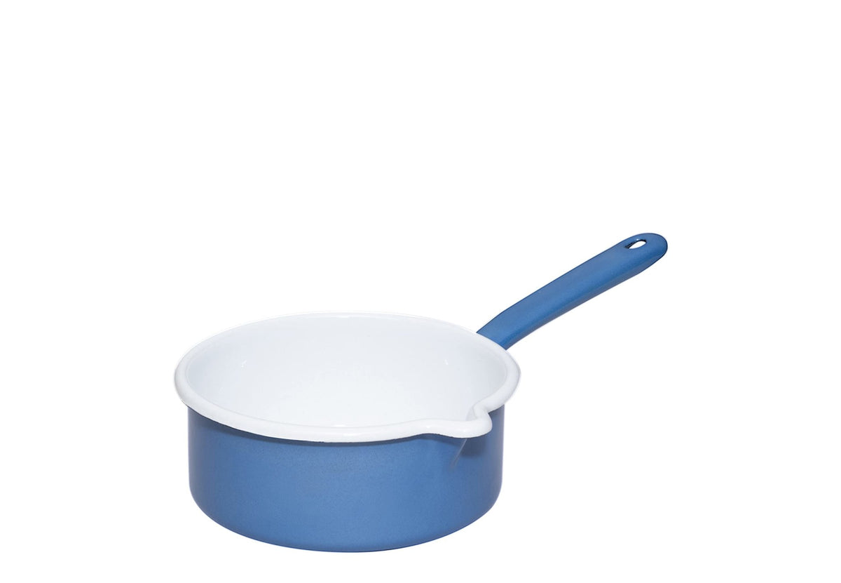 Saucepan with Spout 16cm Natural Blue Dark - Gewürzhaus