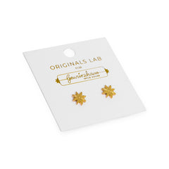 Star Anise Stud Earring 18K Gold Plated - Gewürzhaus