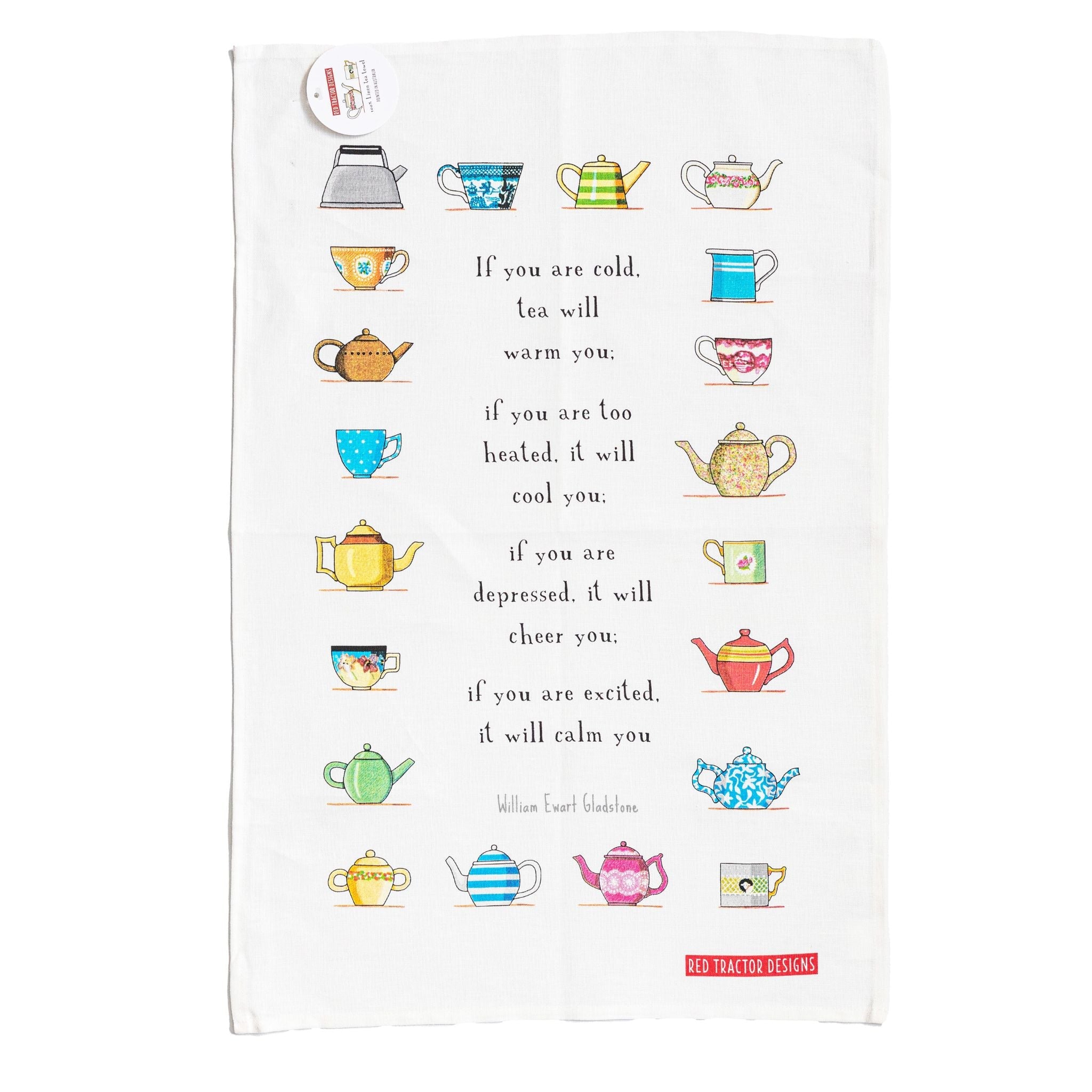 Tea Will Warm You Tea Towel - Gewürzhaus