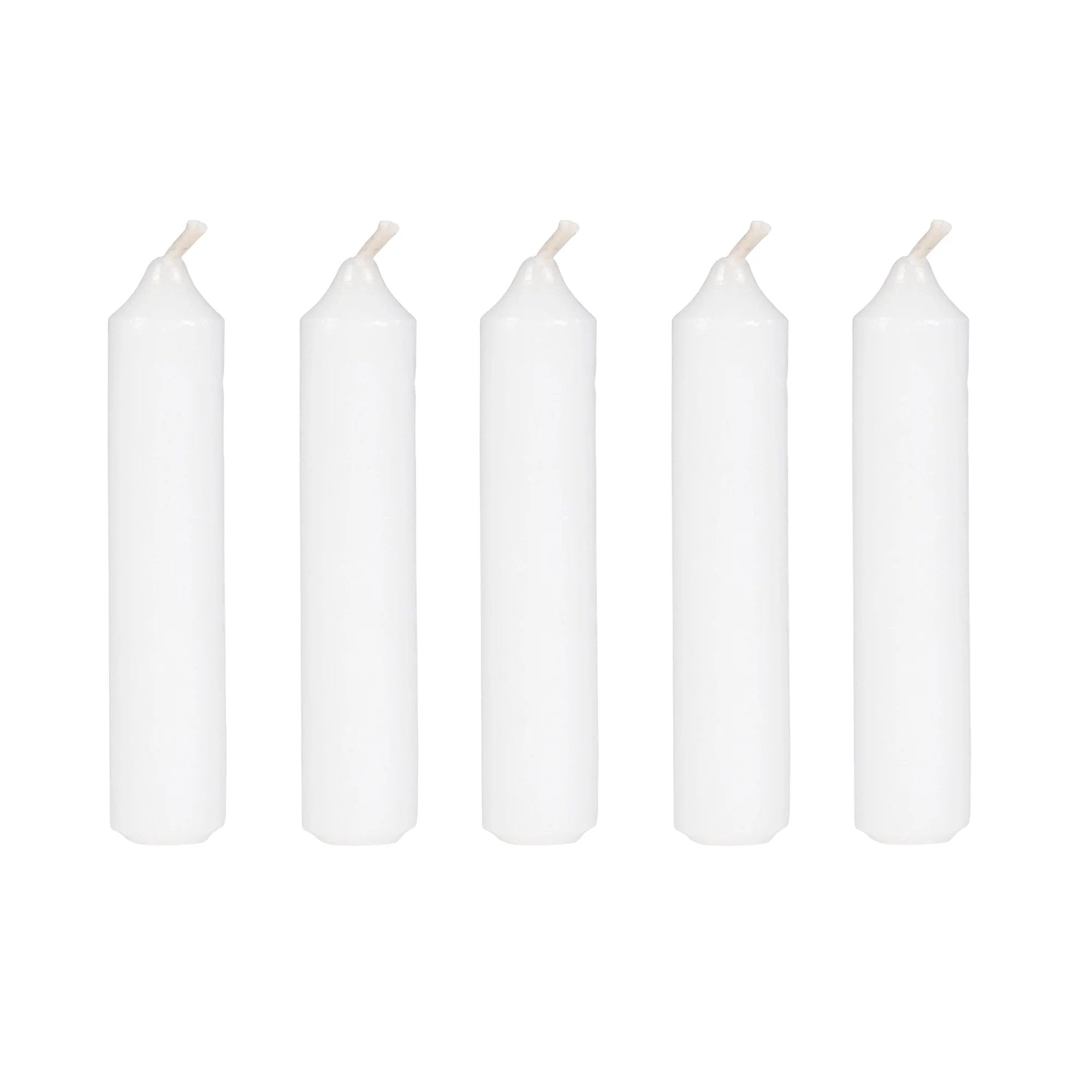 White Pyramid Candles 14mm - Gewürzhaus